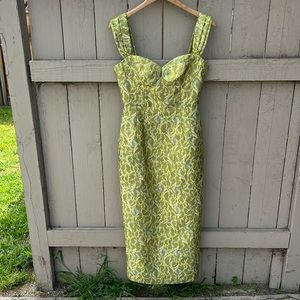 Xiaoli Dresses | Nameless Clueless Fameless Xiaoli Bustier Green Floral Corset M